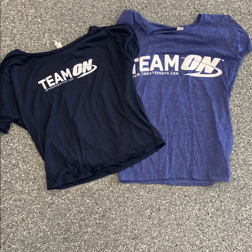 Team on tshirts